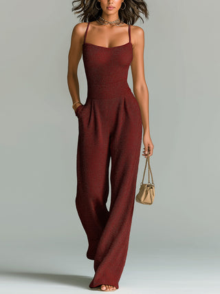 Roberta | Elegant Sleeveless Wide-Leg Jumpsuit