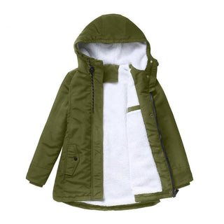 June | Heide Quilted Hooded Winter Coat
