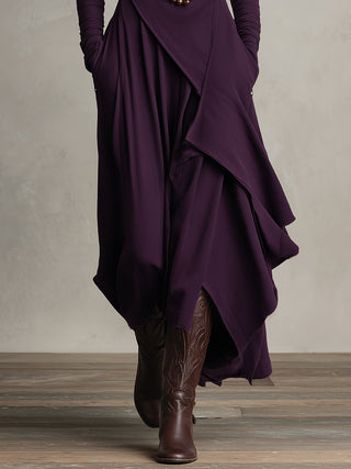 Lunori™ | Natalia Knit Maxi Dress