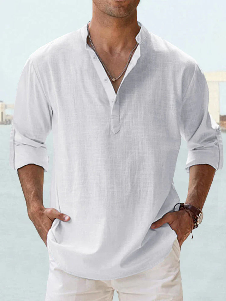 Marron™ | Coastal Air Henley Shirt