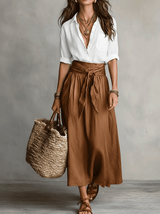Effortless Elegance Boho Skirt Set