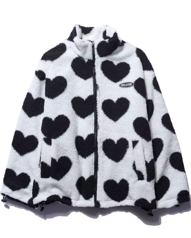 Wendi | Reversible Gilet with Hearts