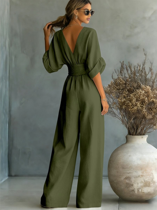 Sofia | Effortless V-Neck Jumpsuit