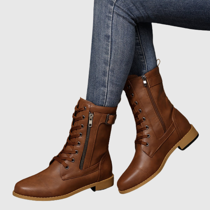 CARMINE | COMFORTABLE SIDE-ZIP BOOTS