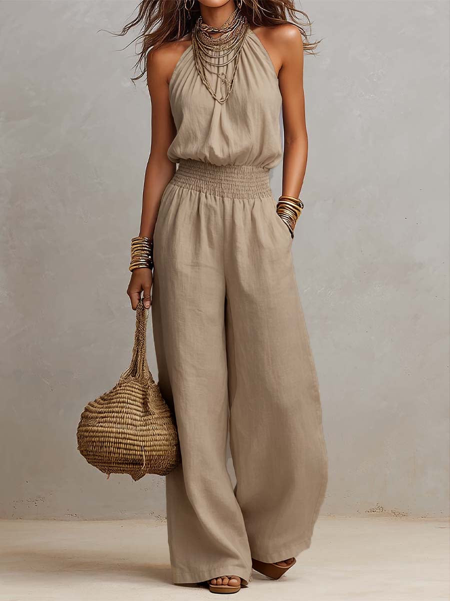 Valeria | Elegant Jumpsuit with Halter Neck