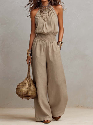 Valeria | Elegant Jumpsuit with Halter Neck