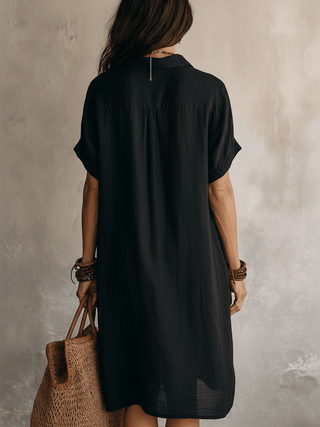 Modern Boho | Effortless Linen Midi Dress