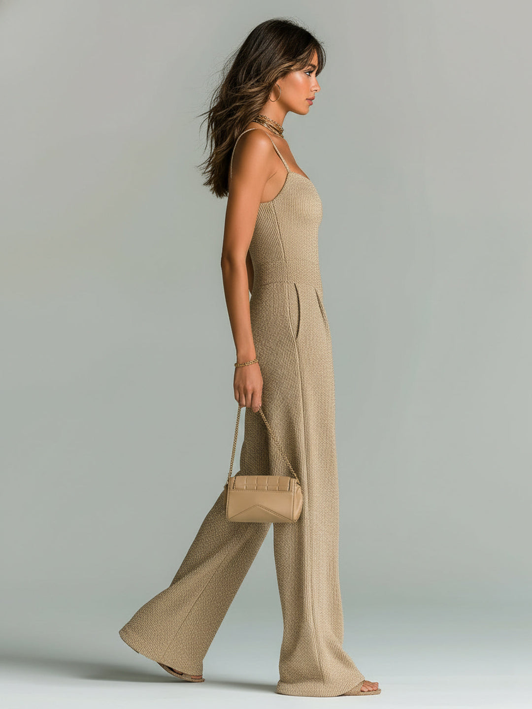 Roberta | Elegant Sleeveless Wide-Leg Jumpsuit