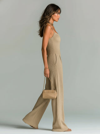 Roberta | Elegant Sleeveless Wide-Leg Jumpsuit