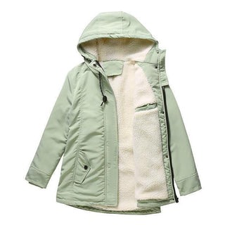 June | Heide Quilted Hooded Winter Coat