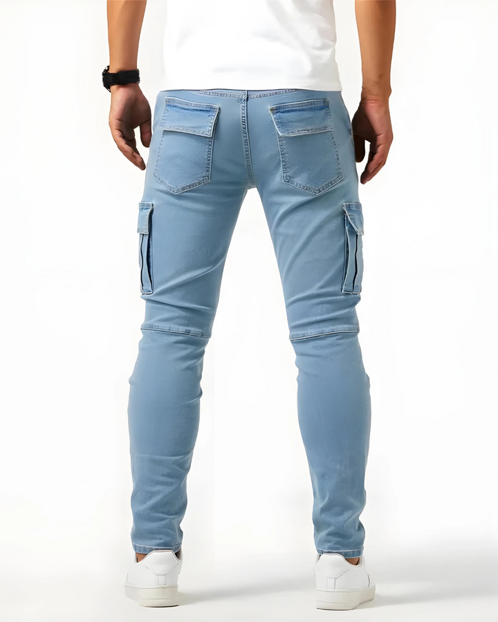 Jason | Durable Elastic Cargo Trousers