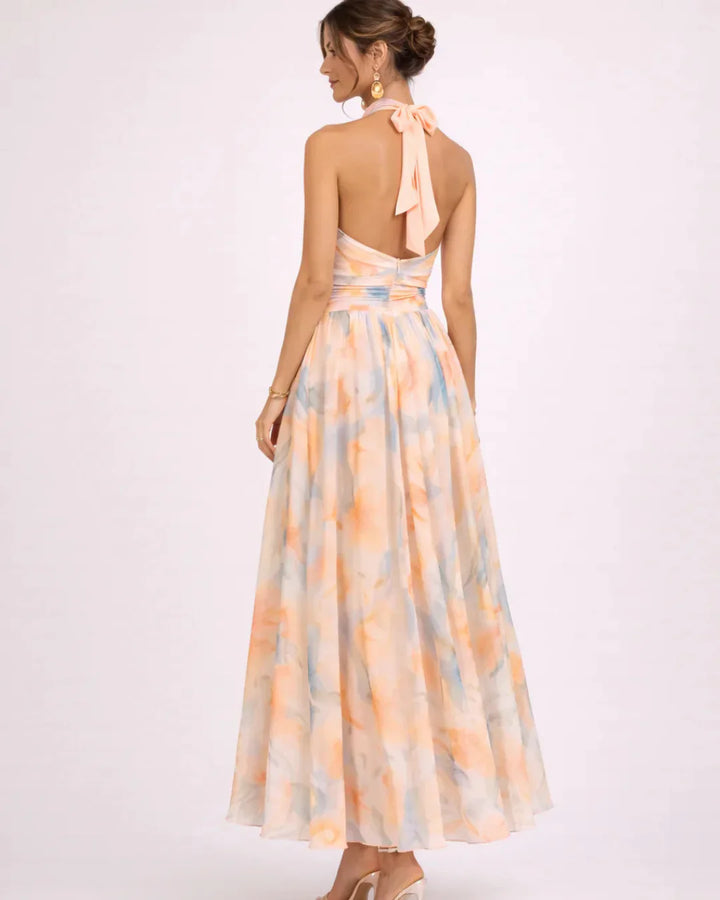 Sandy – Sunset Bloom Midi Dress