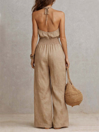 Valeria | Elegant Jumpsuit with Halter Neck