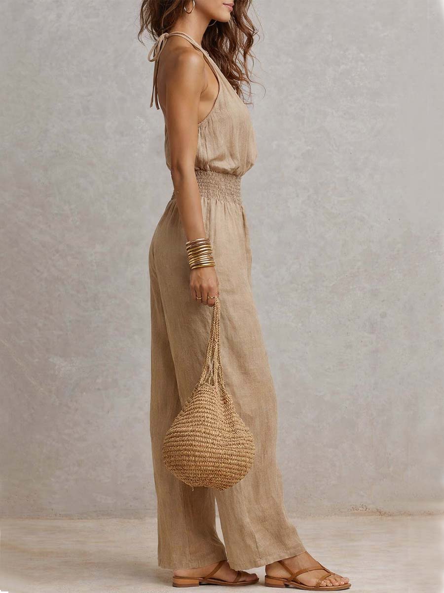 Valeria | Elegant Jumpsuit with Halter Neck