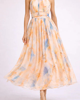 Sandy – Sunset Bloom Midi Dress