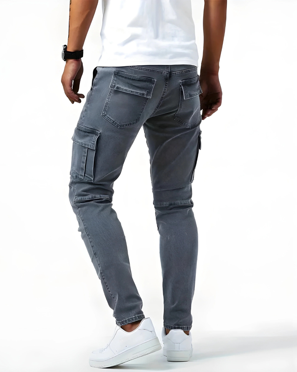 Jason | Durable Elastic Cargo Trousers