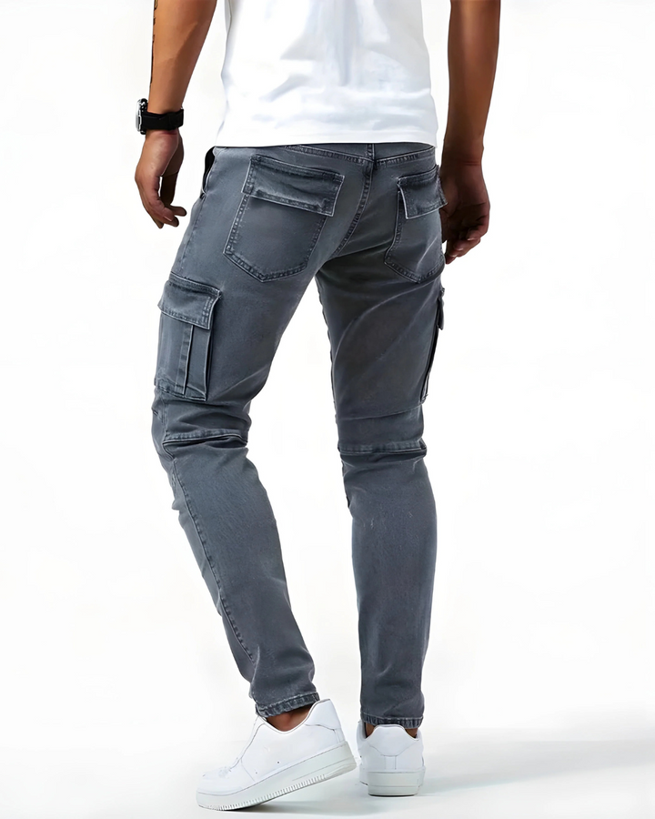Jason | Durable Elastic Cargo Trousers