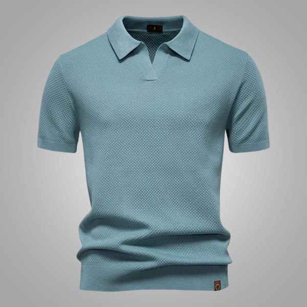 Ulrich | Breathable Patterned Polo Shirt
