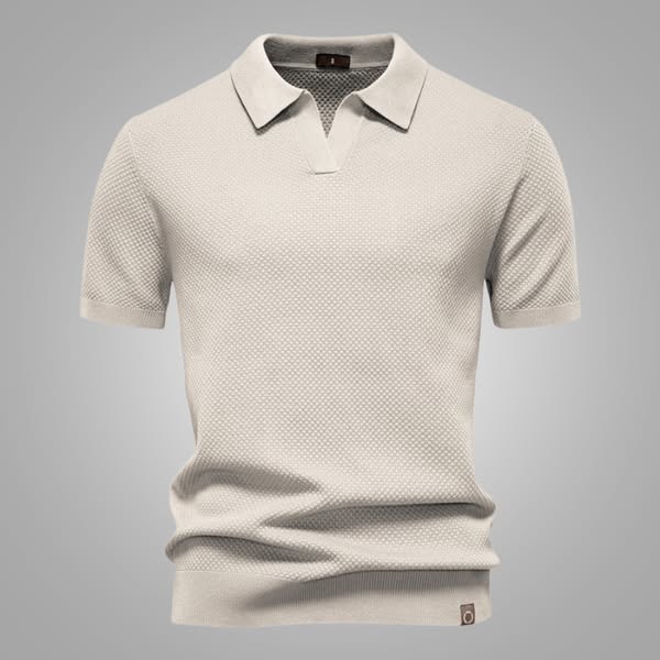 Ulrich | Breathable Patterned Polo Shirt