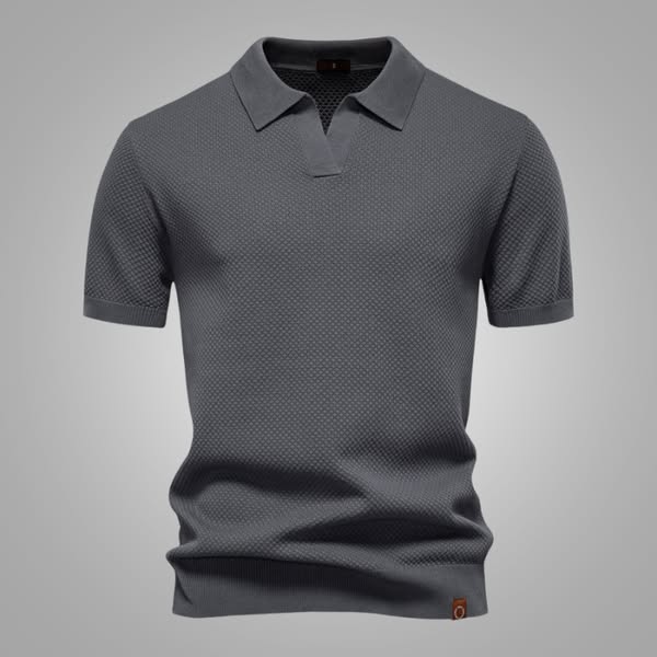 Ulrich | Breathable Patterned Polo Shirt