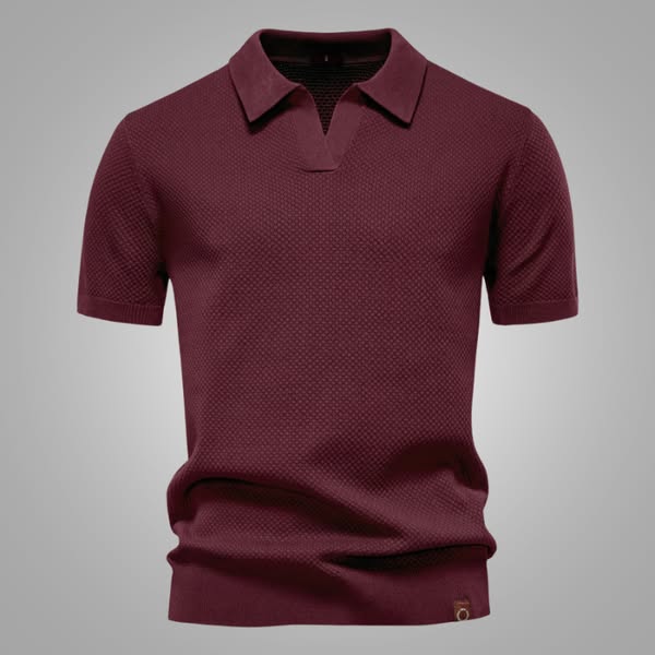 Ulrich | Breathable Patterned Polo Shirt