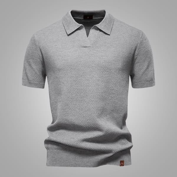 Ulrich | Breathable Patterned Polo Shirt