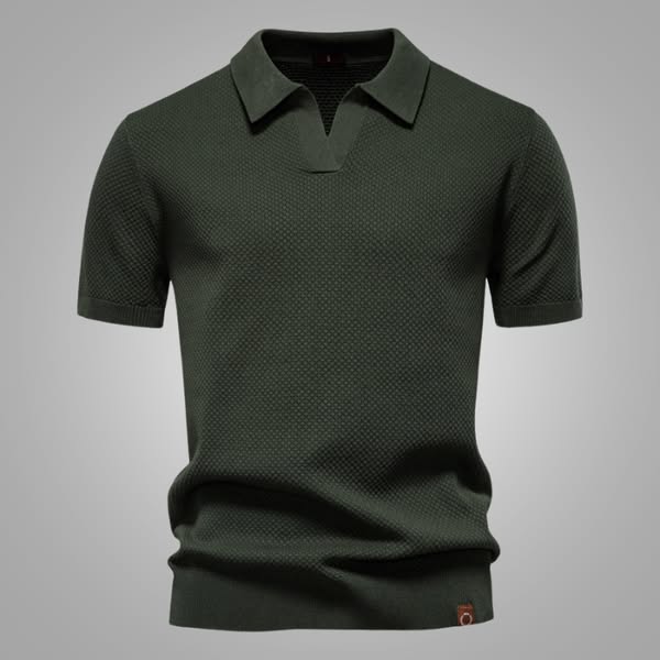 Ulrich | Breathable Patterned Polo Shirt