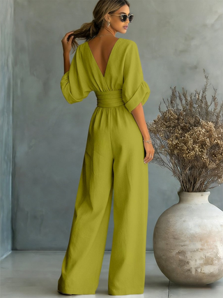 Sofia | Effortless V-Neck Jumpsuit