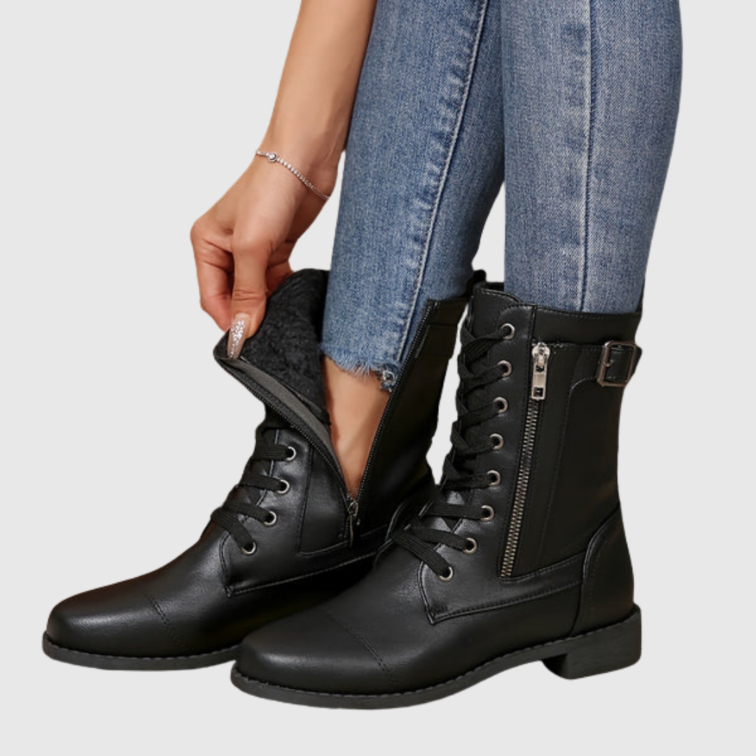 CARMINE | COMFORTABLE SIDE-ZIP BOOTS