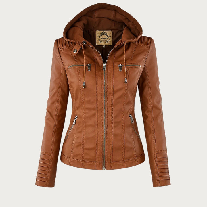 Monica | Robust and Elegant Leather Jacket