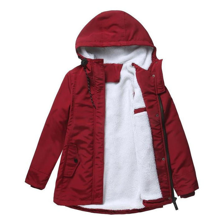 June | Heide Quilted Hooded Winter Coat