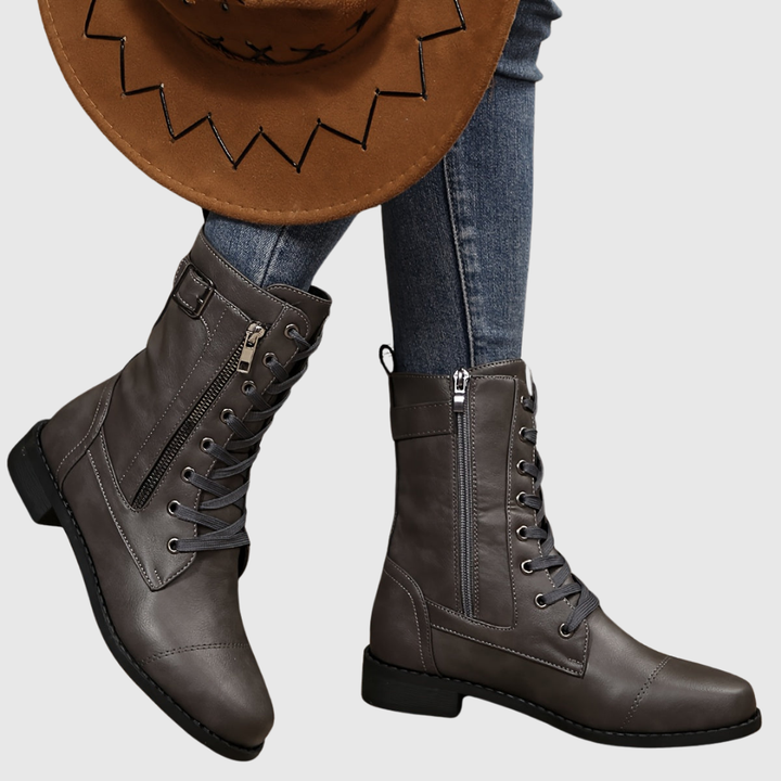 CARMINE | COMFORTABLE SIDE-ZIP BOOTS