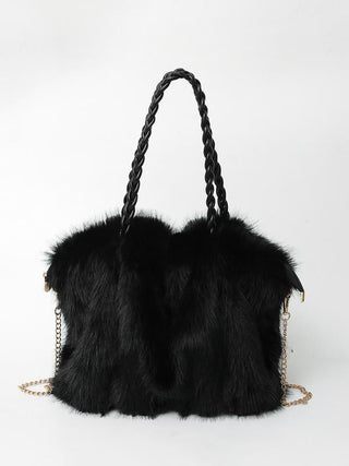 Charlotte - Versatile Plush Velvet Shoulder Tote Bag