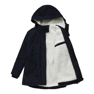 June | Heide Quilted Hooded Winter Coat