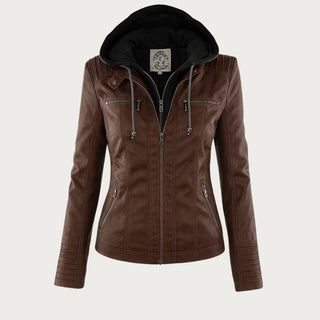Monica | Robust and Elegant Leather Jacket