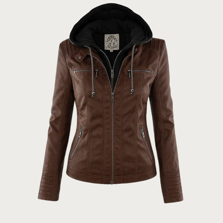 Monica | Robust and Elegant Leather Jacket