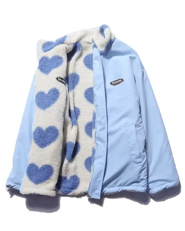 Wendi | Reversible Gilet with Hearts