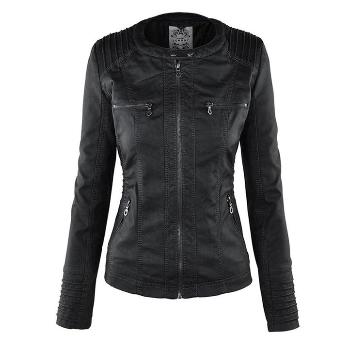 Monica | Robust and Elegant Leather Jacket
