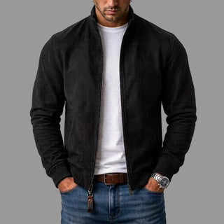 Noah - Suede Bomber Jacket