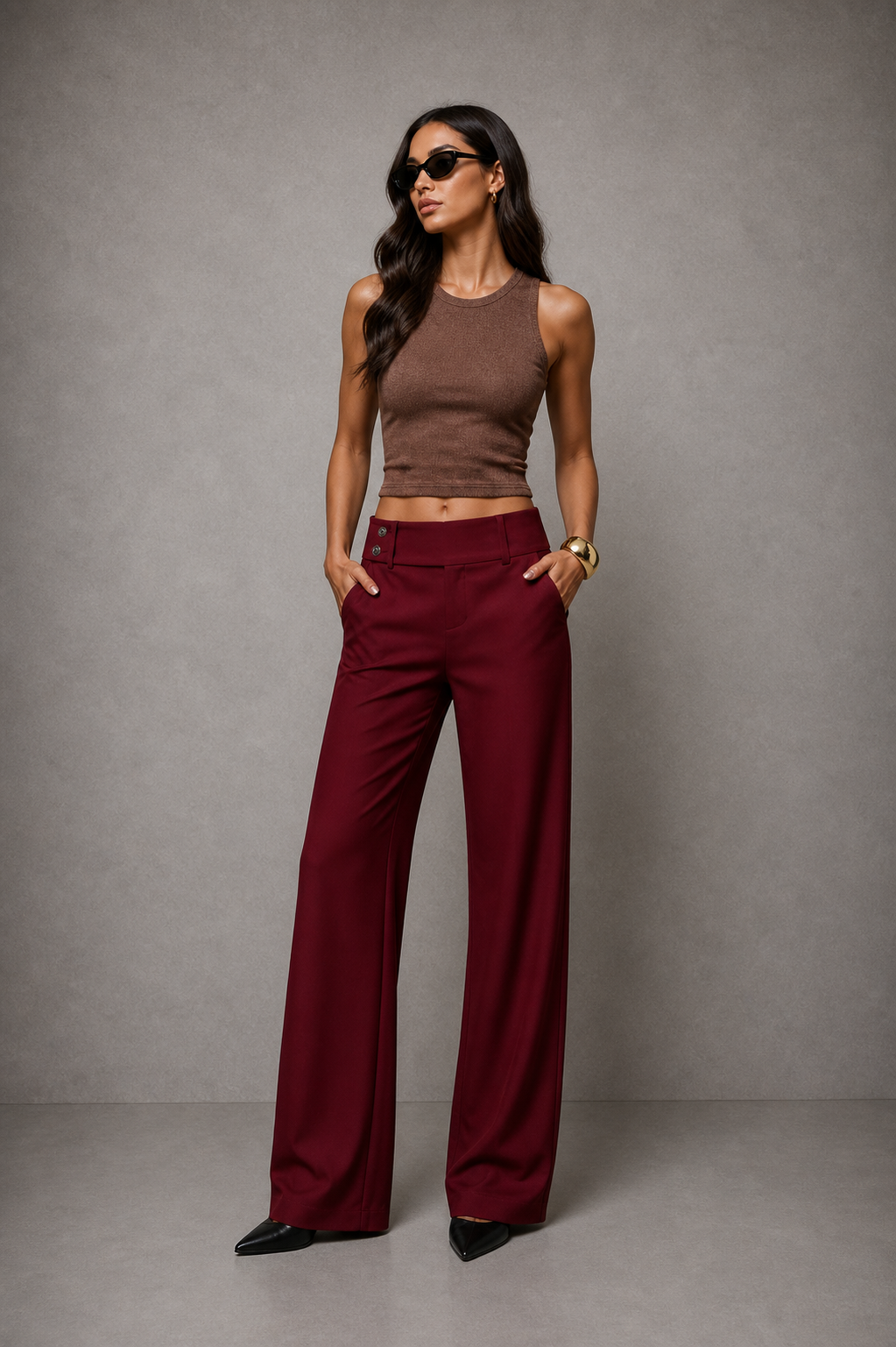 Viana – Elegant Wide Leg Trousers