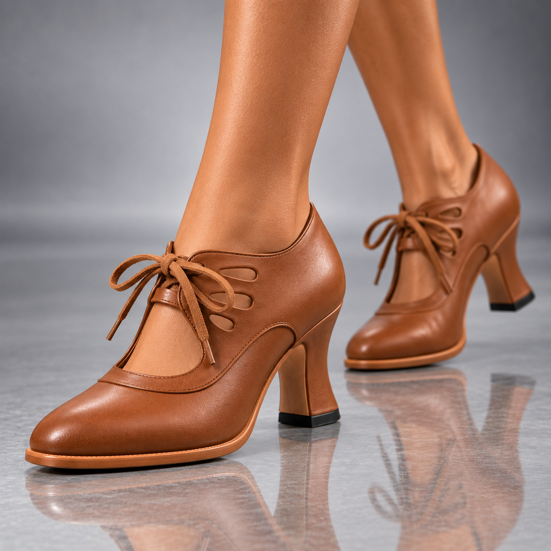 Audrey | Lace-Up Heels