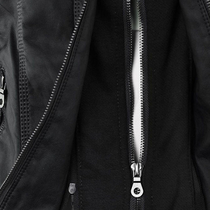 Monica | Robust and Elegant Leather Jacket