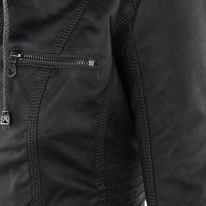 Monica | Robust and Elegant Leather Jacket