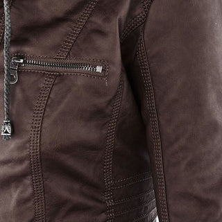 Monica | Robust and Elegant Leather Jacket