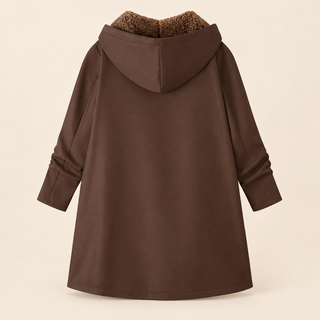 Evelyn™ | Cozy Sherpa-Lined Hooded Coat
