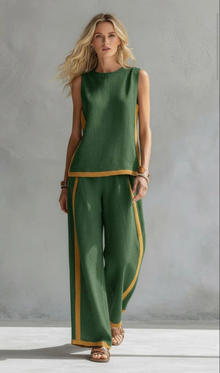Leila™ - Linen Two Piece Set
