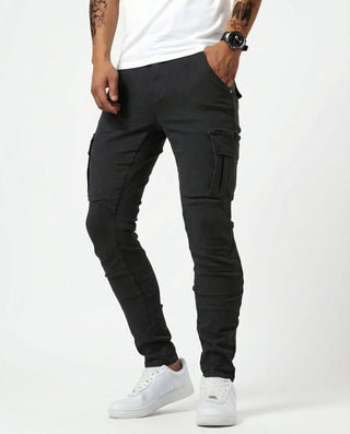 Jason | Durable Elastic Cargo Trousers