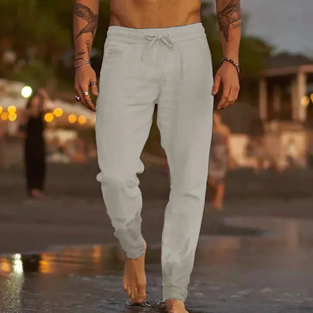 Leo | Linen Beach Pants