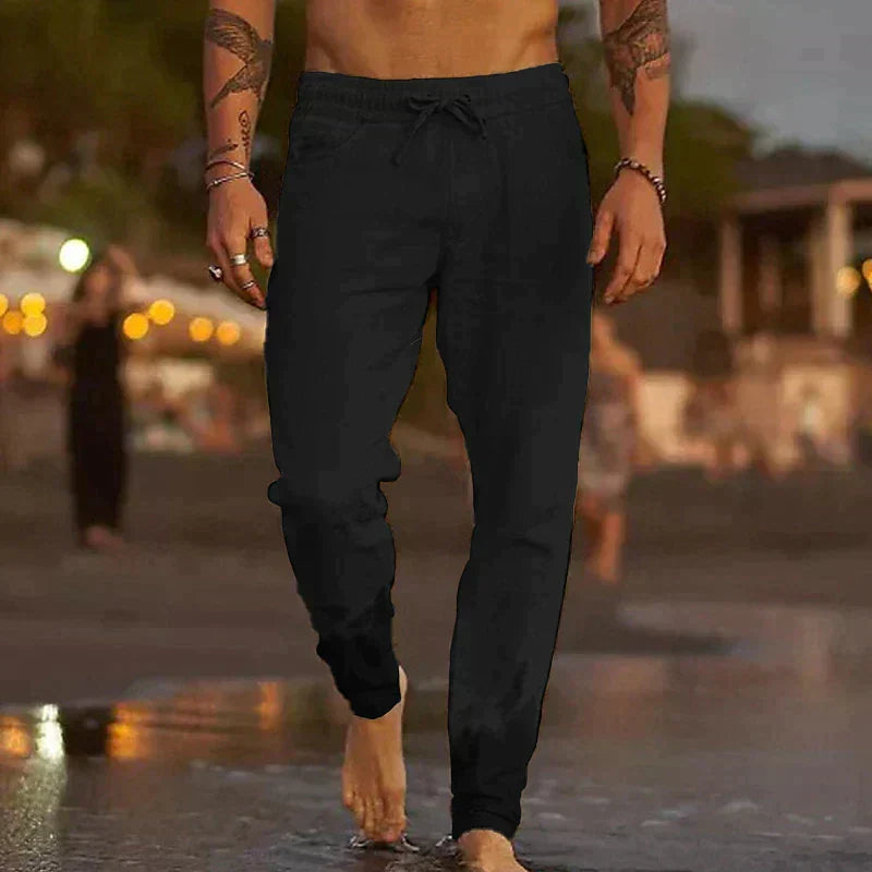 Leo | Linen Beach Pants