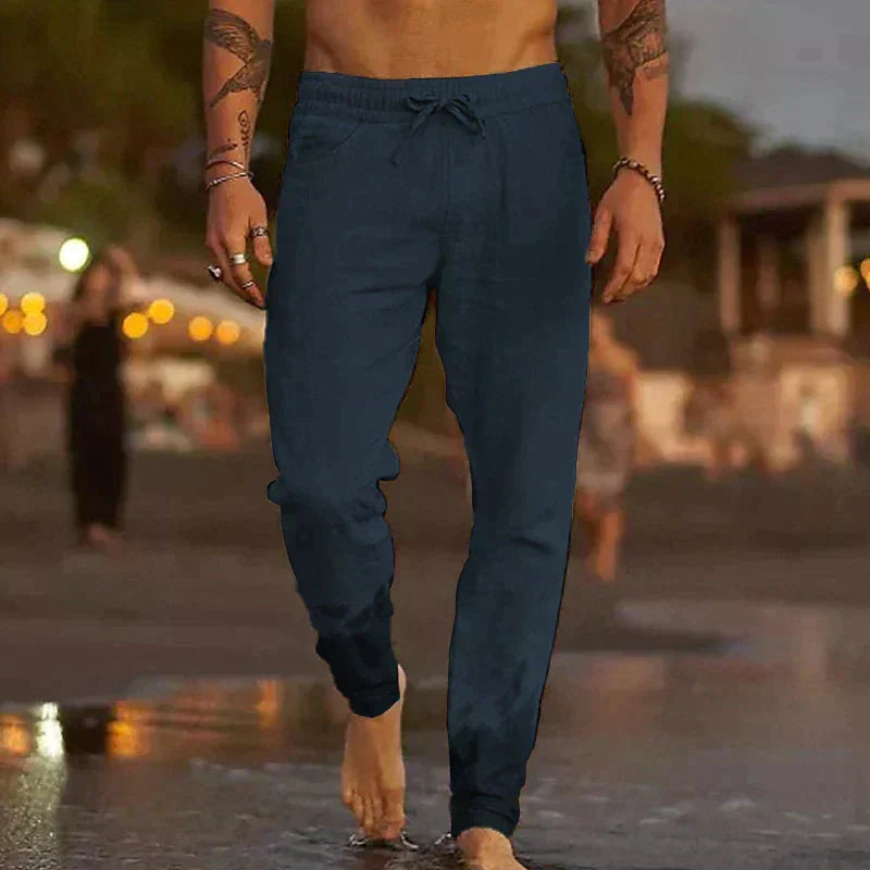 Leo | Linen Beach Pants